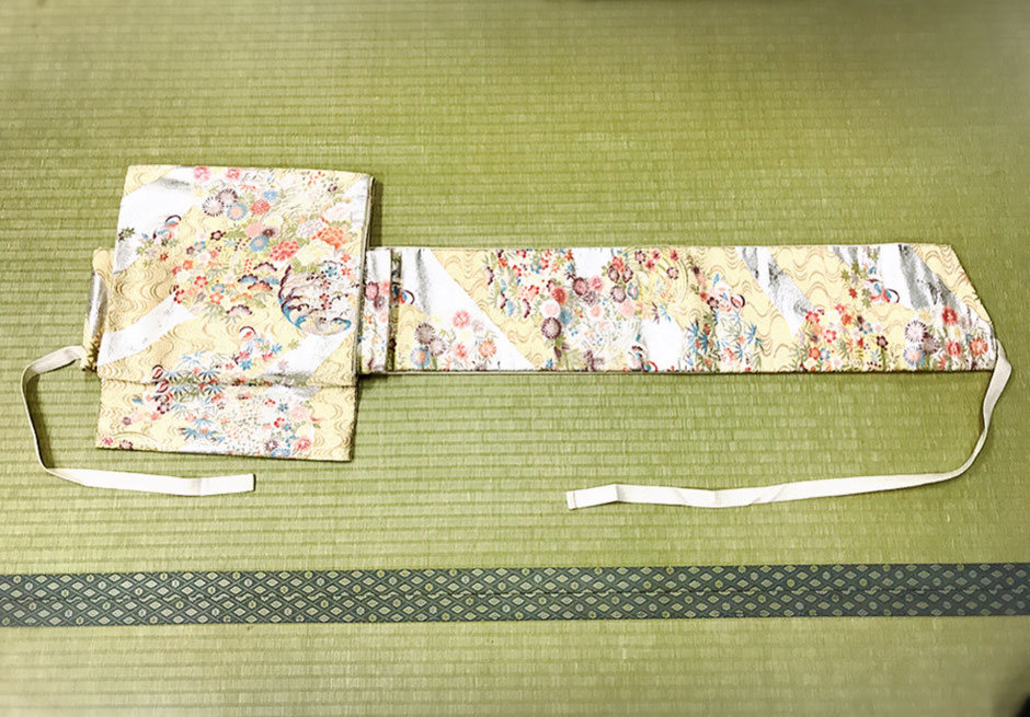 作り帯 - 上田屋京染店 手洗いの着物クリーニング 丸洗い,しみ抜き