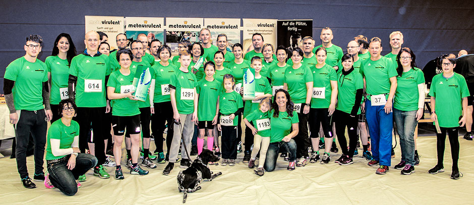 Das metavirulent Team beim Springe Deister Marathon - metavirulent gegen Erkältung  