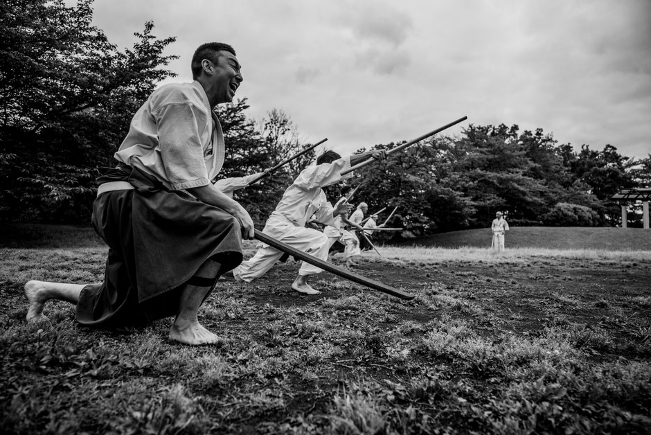 薬丸自顕流　東京道場稽古