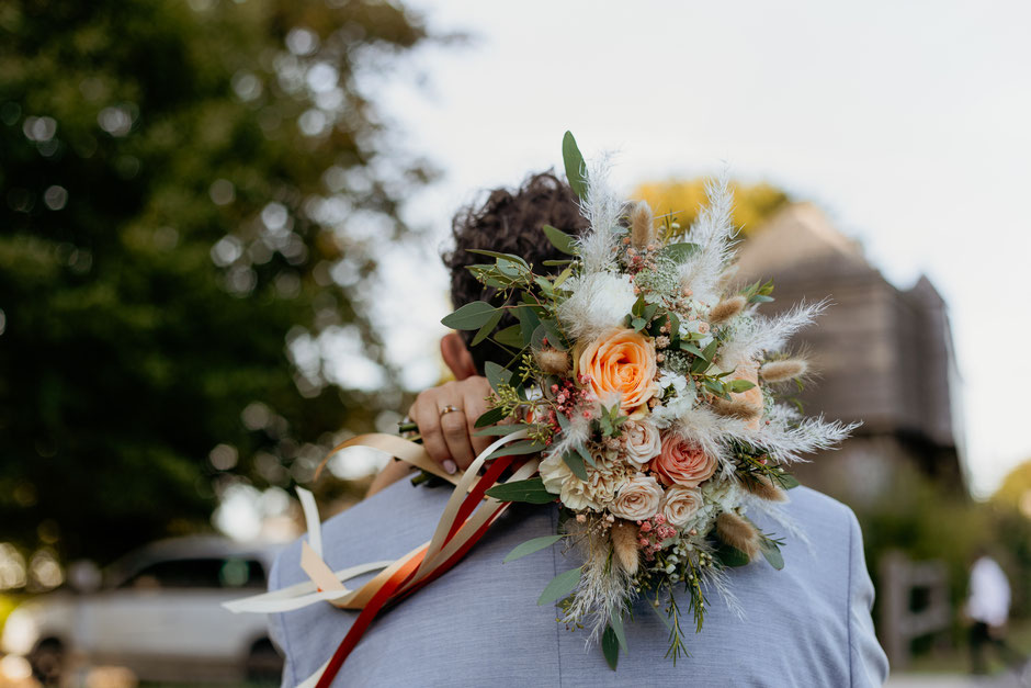 Bouquet de la mariée – photographe mariage Avesnois