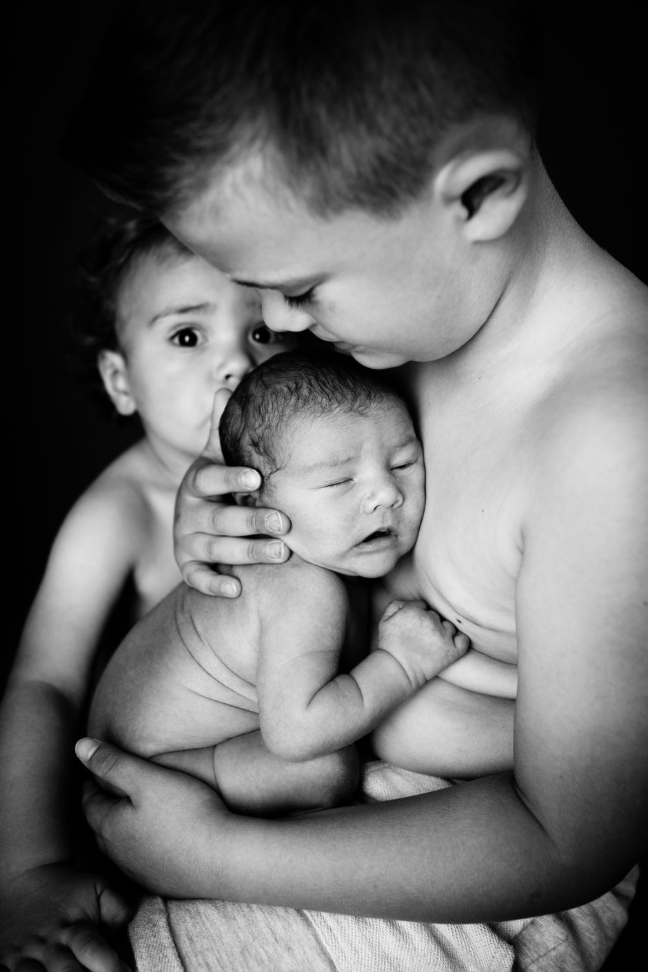 séance nouveau-né Bavay fratrie photographe bébé Avesnois