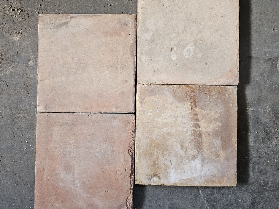 Französisch Terracotta Fliesen Original Alt 16x16cm