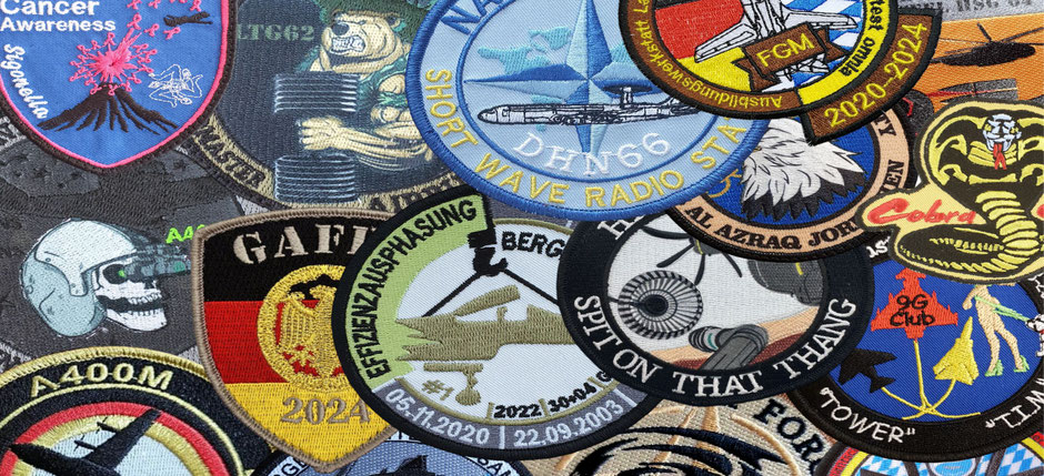 Personalisierte Patches Gestickte Patches Embroidered patches Personalisierte Patches Aufnäher Handgemachte Patches Patches mit Logo Kreative Patches