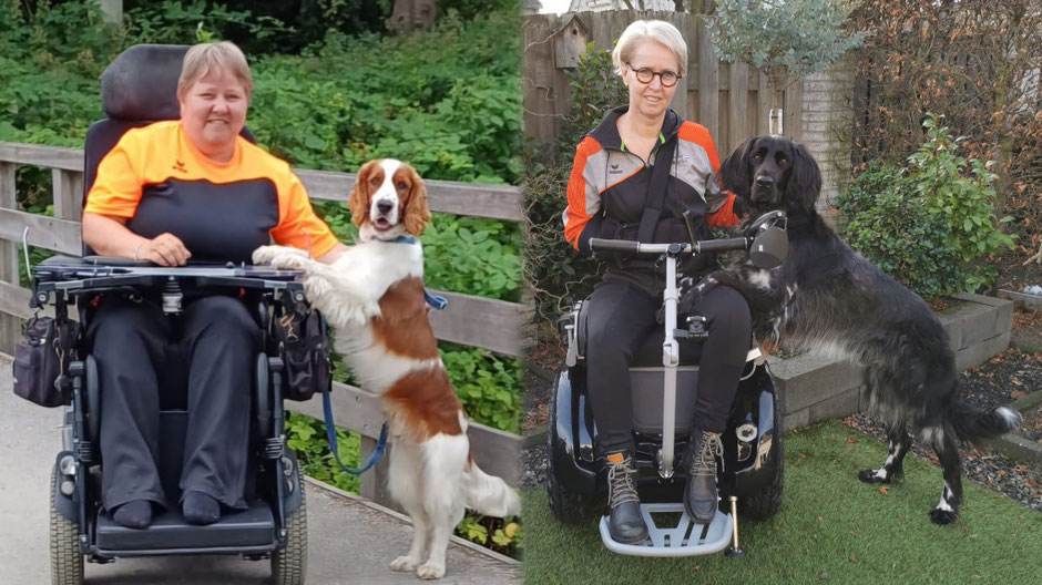 Caroline en Jolanda met hun honden, winnaars van het Goede Doel 2026 van Dogs & Coach, voorbereidend voor deelname aan het WK Para Agility 2026