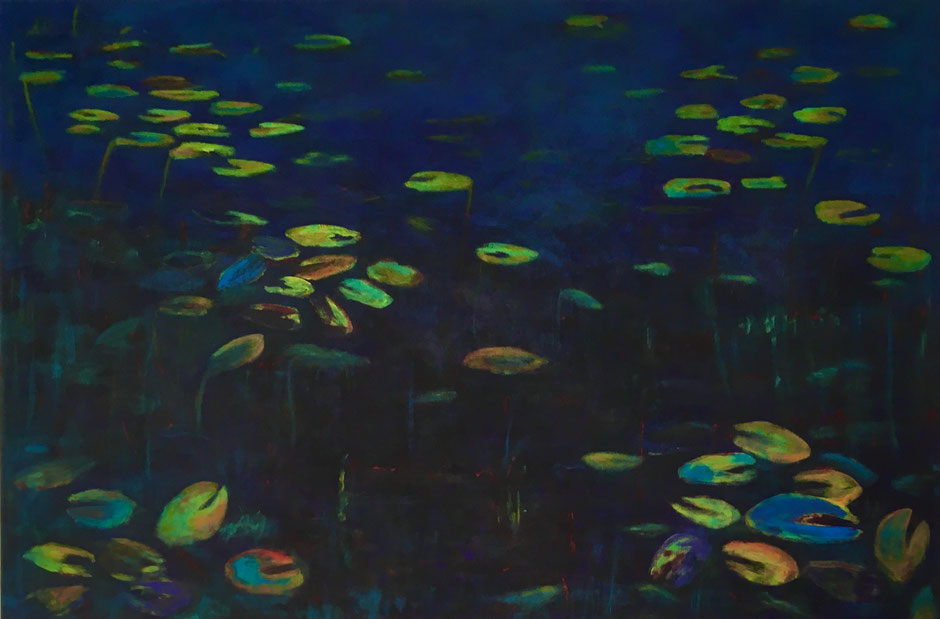 Silence, Acryl auf Leinen, 150 x 100 cm