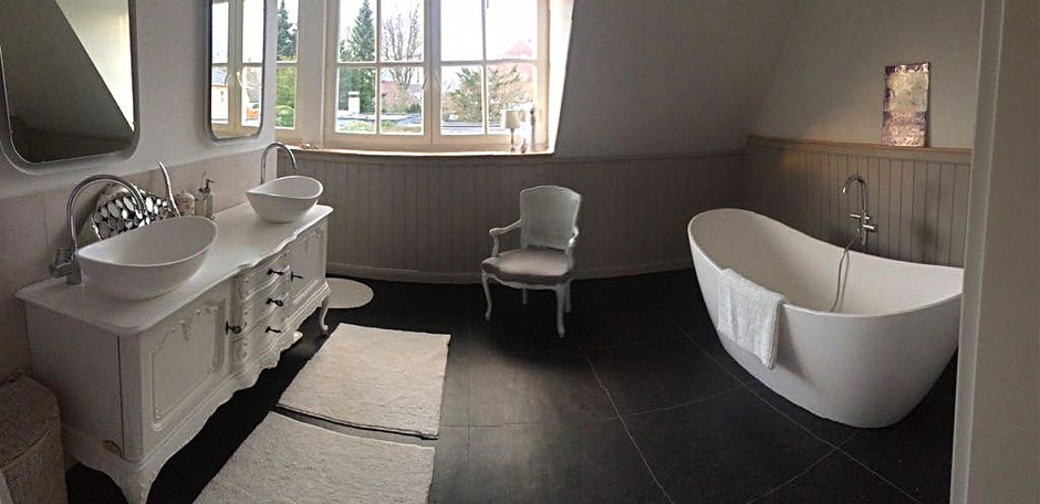Badezimmeridee: Moderner Landhausstil