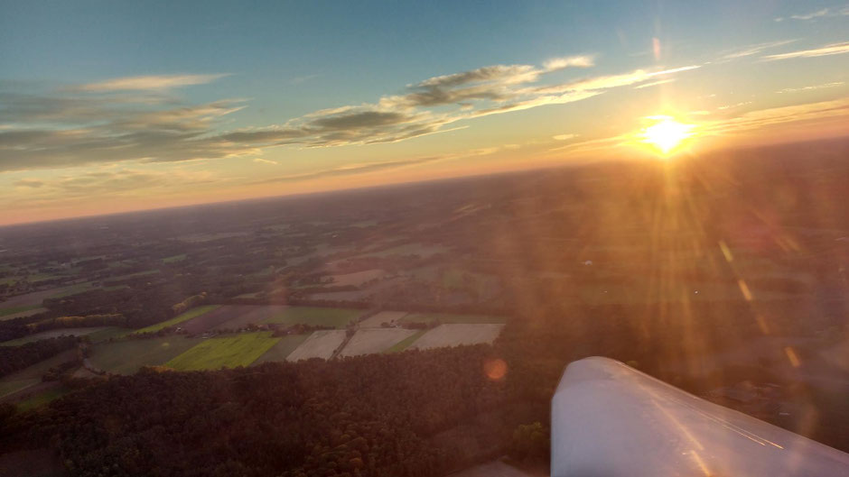 Der letzte Start kurz vor Sunset