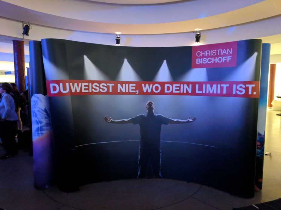 Du weisst nie wo dein Limit ist Plakat