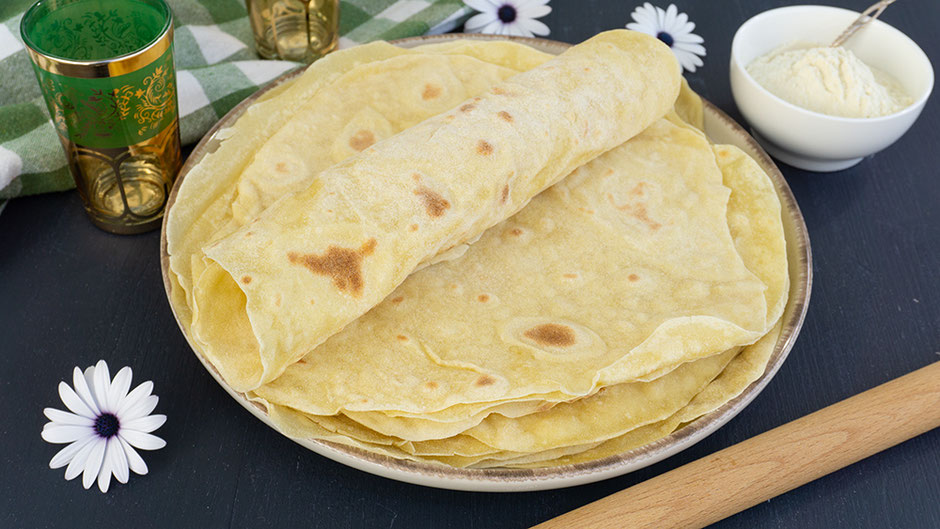 Lavash- Fladenbrot aus der Pfanne