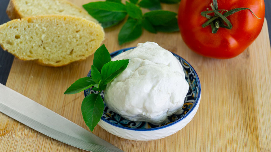 Veganer Mozzarella