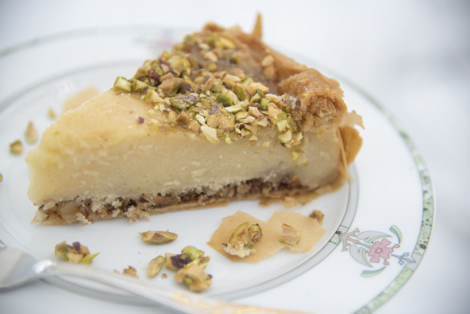 Baklava-Cheesecake vegan