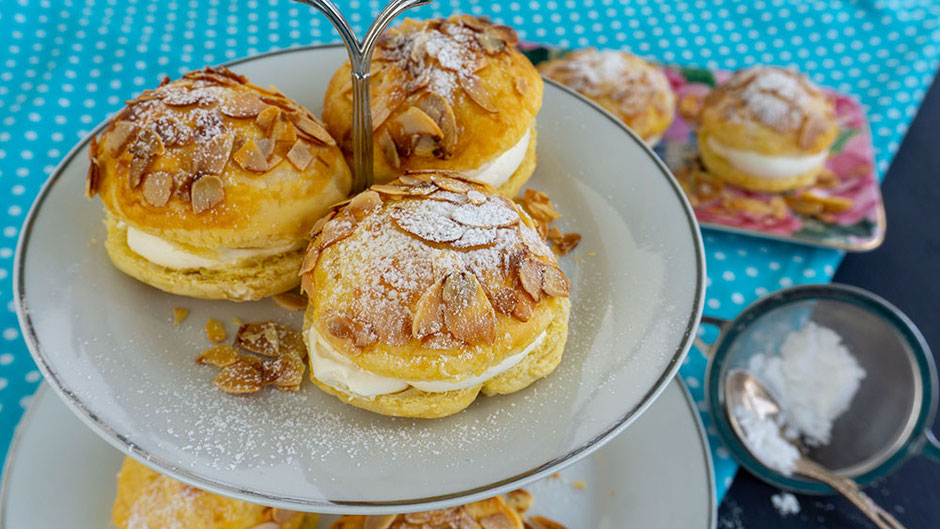 Mini-Bienenstich vegan