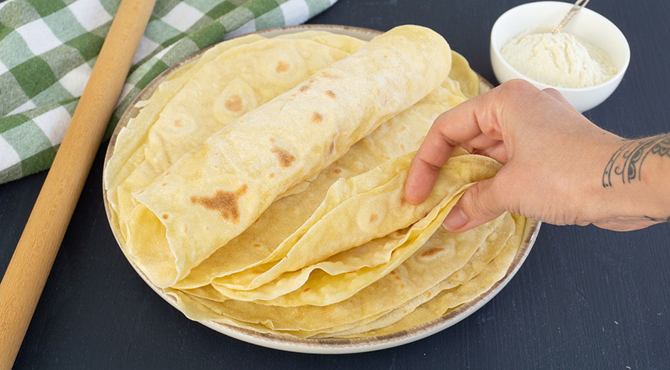 Lavash- Fladenbrot aus der Pfanne
