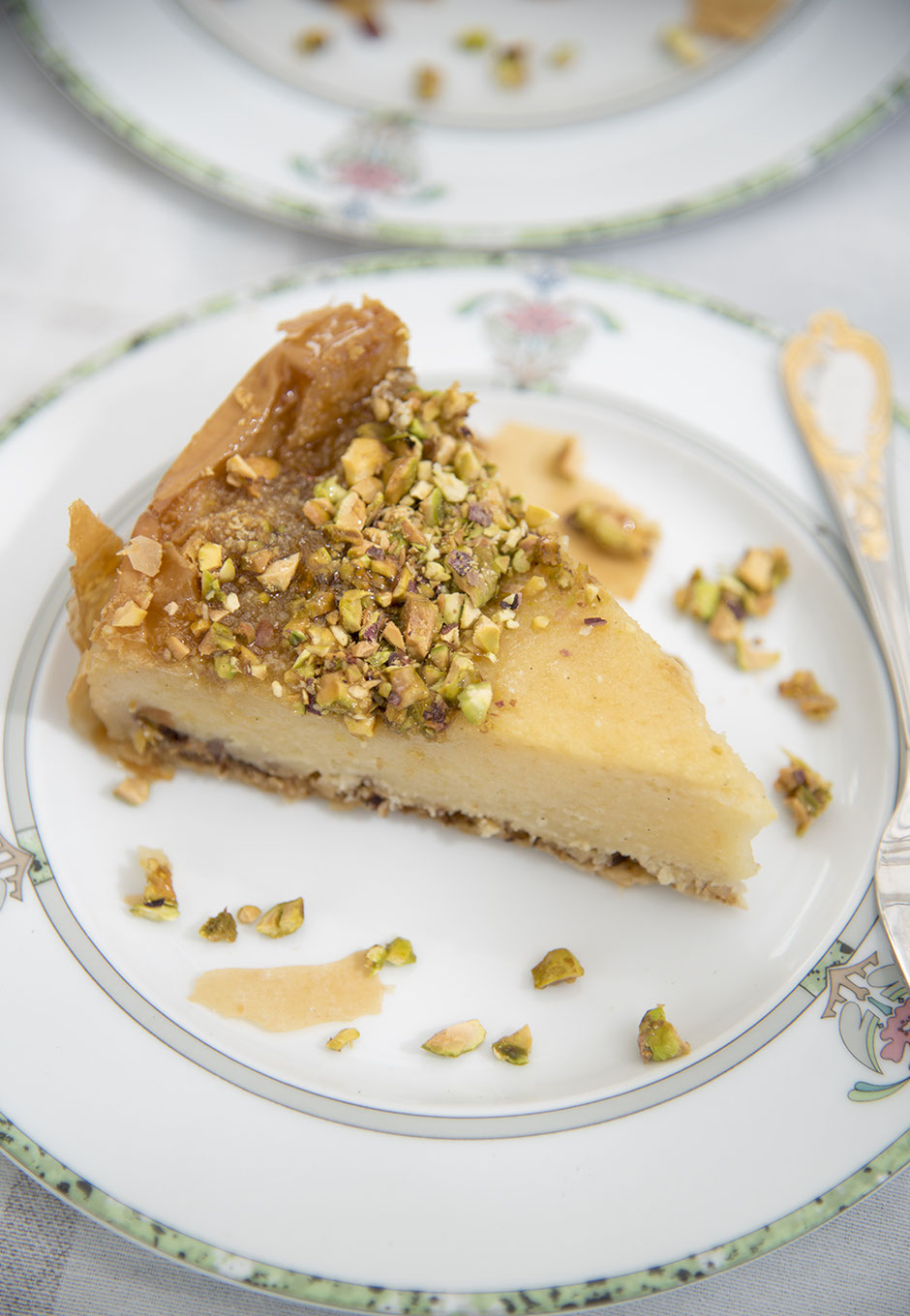 Baklava-Cheesecake vegan