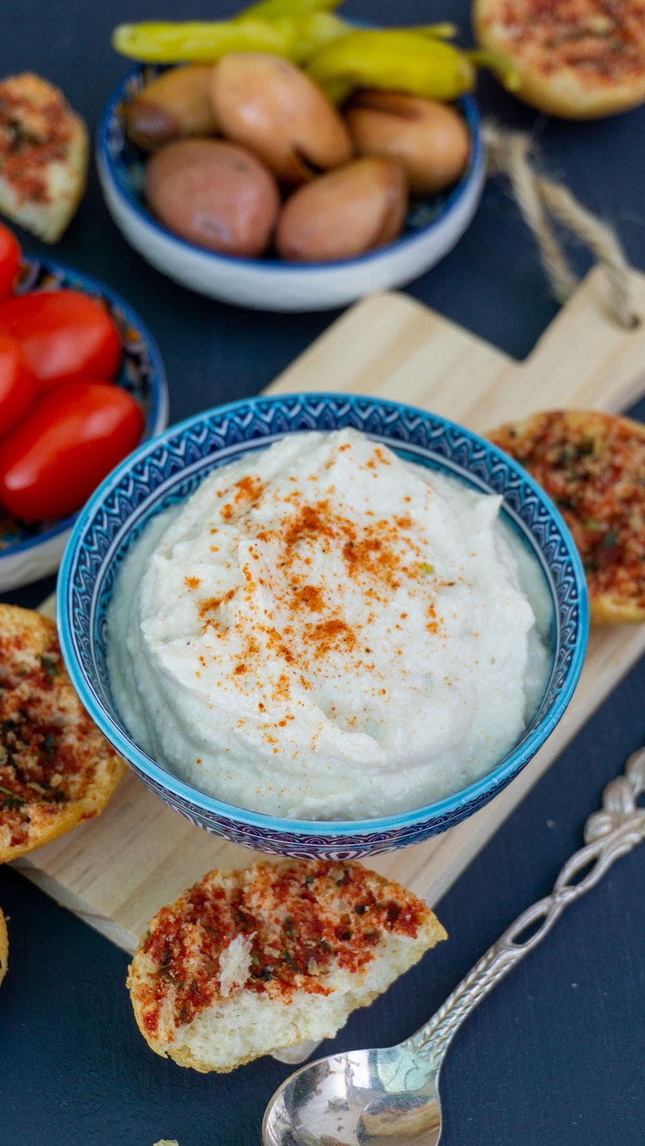 Tirokafteri – pikante Fetacreme vegan