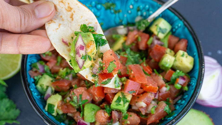 Salsa mit Avocado 