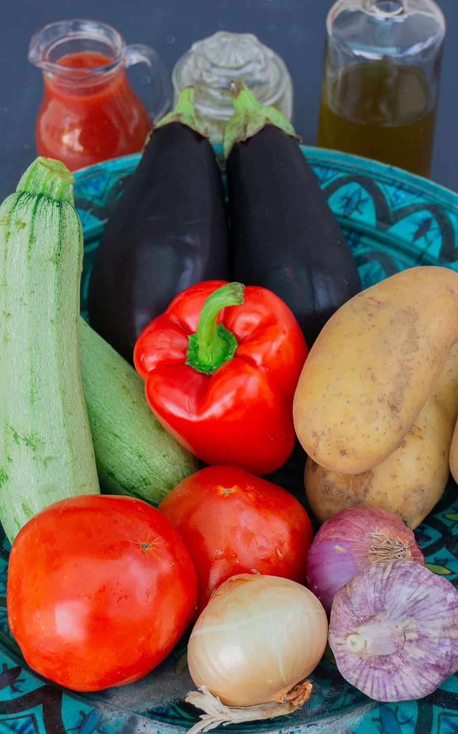 Briam, Griechisches Ofengemüse , vegan