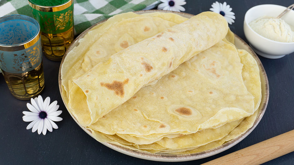 Lavash- Fladenbrot aus der Pfanne
