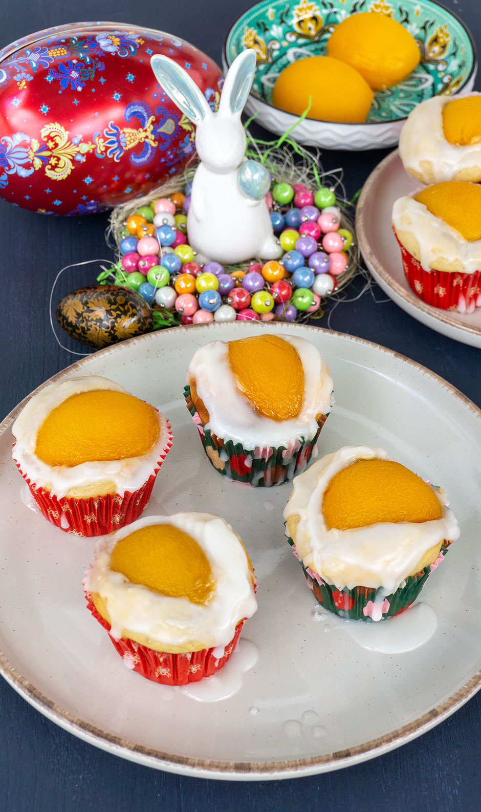 Spiegelei-Muffins vegan