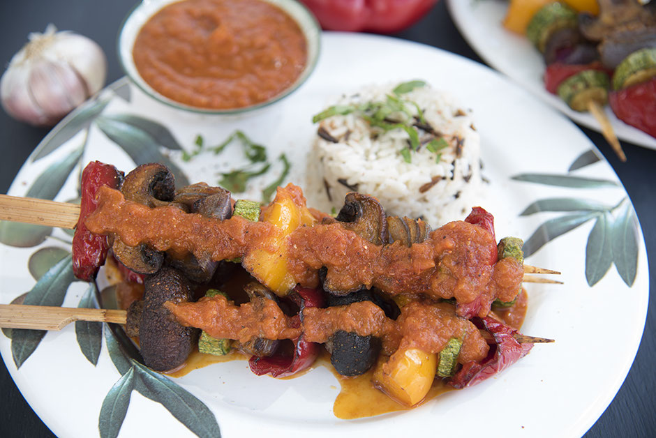 Schaschlik vegan