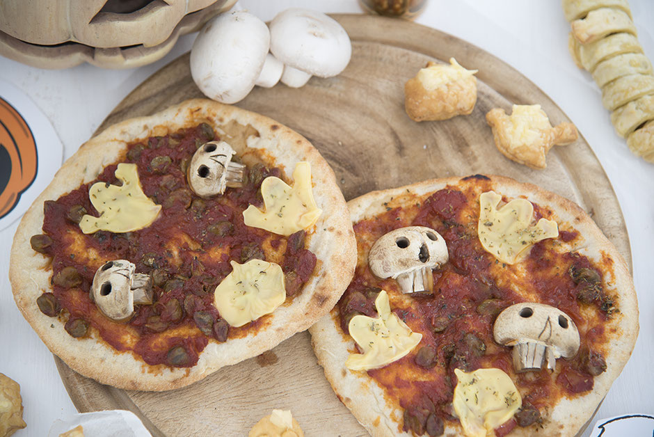 Halloween Pizza vegan