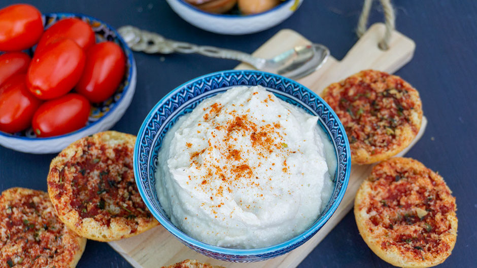 Tirokafteri – pikante Fetacreme vegan