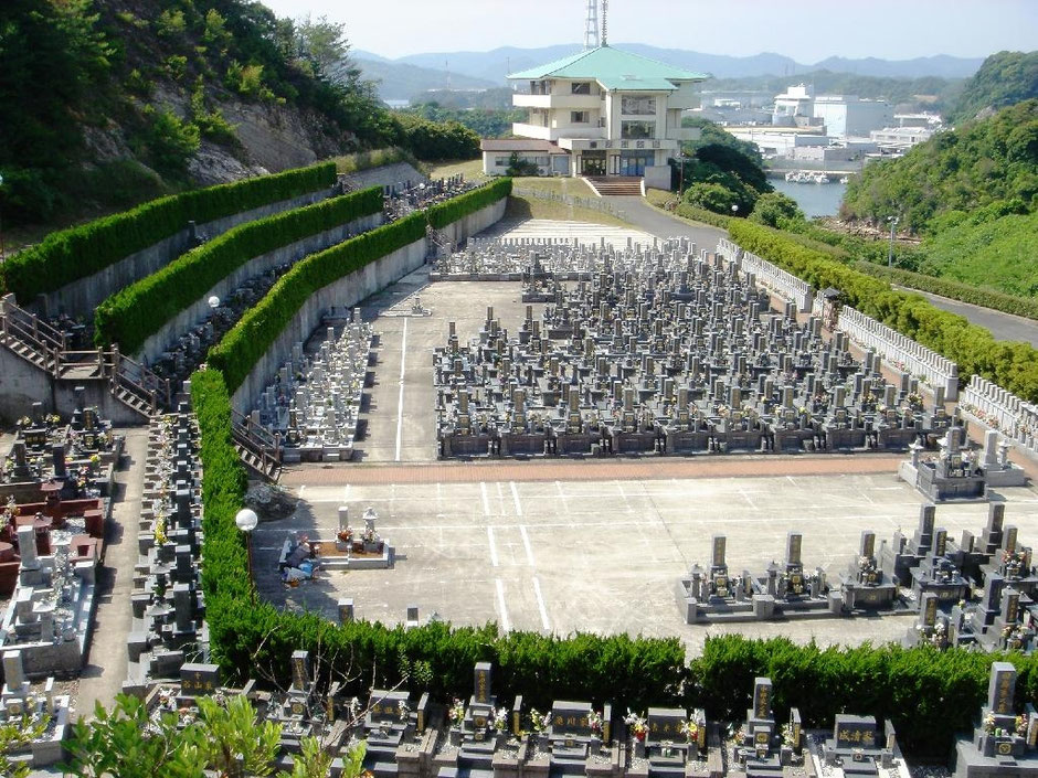 佐世保市の納骨堂　大潟霊苑全景