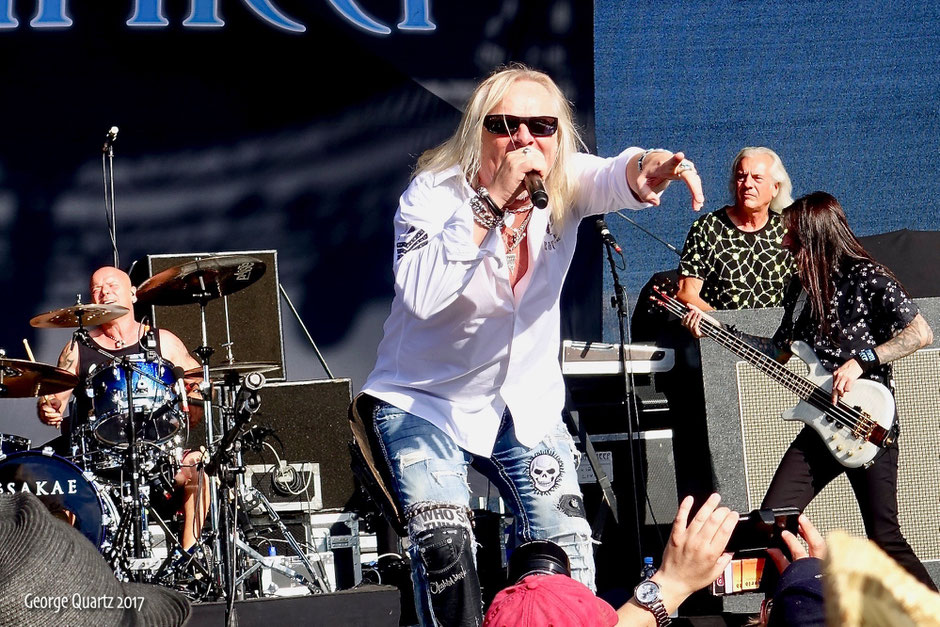 Bernie Shaw of Uriah Heep 2017 live on stage at the "Lieder am See" festival