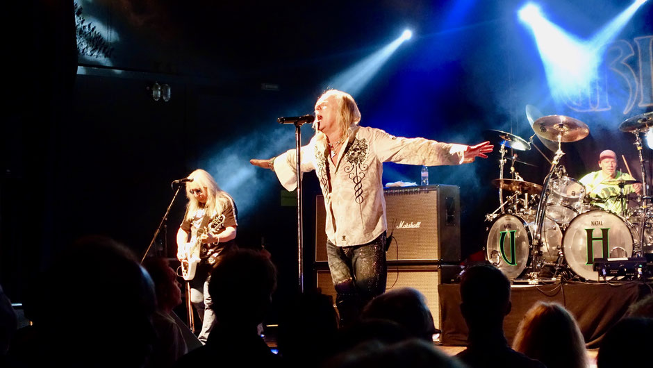 Uriah Heep's "Rock the House Tour), Mick Box, Bernie Shaw and Russell Gilbrook