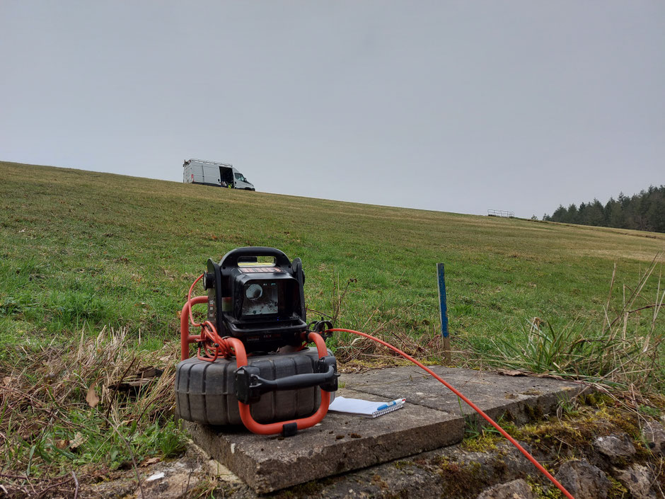 Inspection et auscultation de drains de barrage Haute Garonne