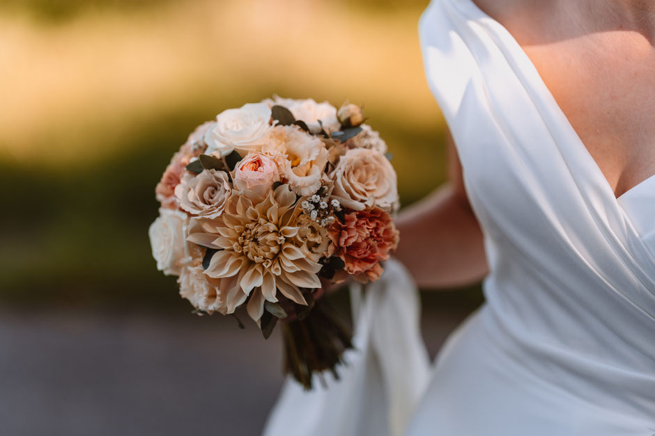 Schick Floristik Hochzeit Brautstrauß Fellbach
