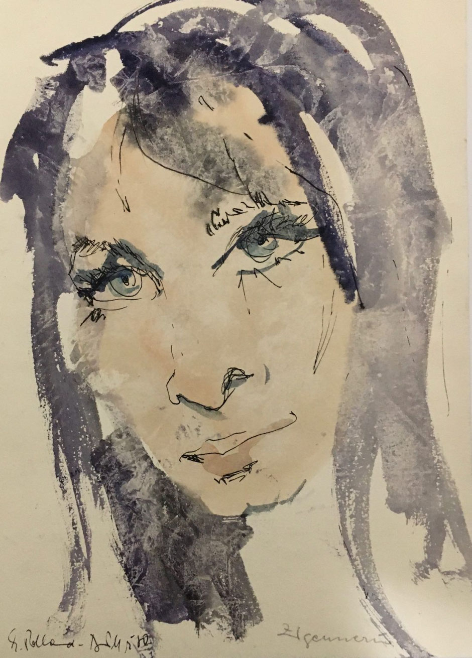 Edith Polland-Dülfer "Zigeunerin" entstanden 1980