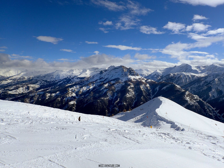 Pra Loup, week end sport et nature, SUR LES PISTES. www.missaventure.com blog voyage d'aventures nature et photos.