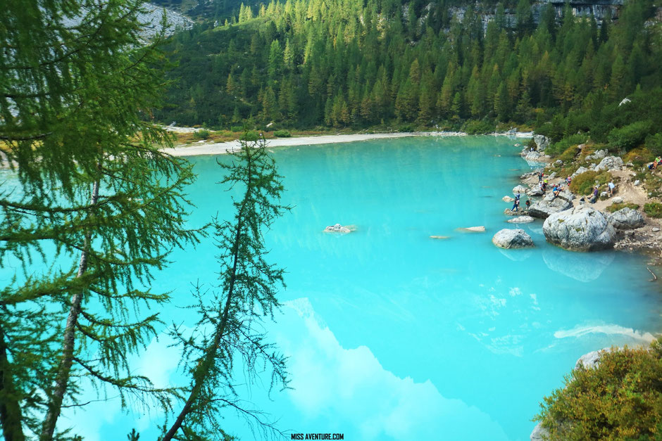 Lac de Sorapis, Road trip Dolomites (ITALIE) www.missaventure.com blog voyage d'aventures, nature et photos