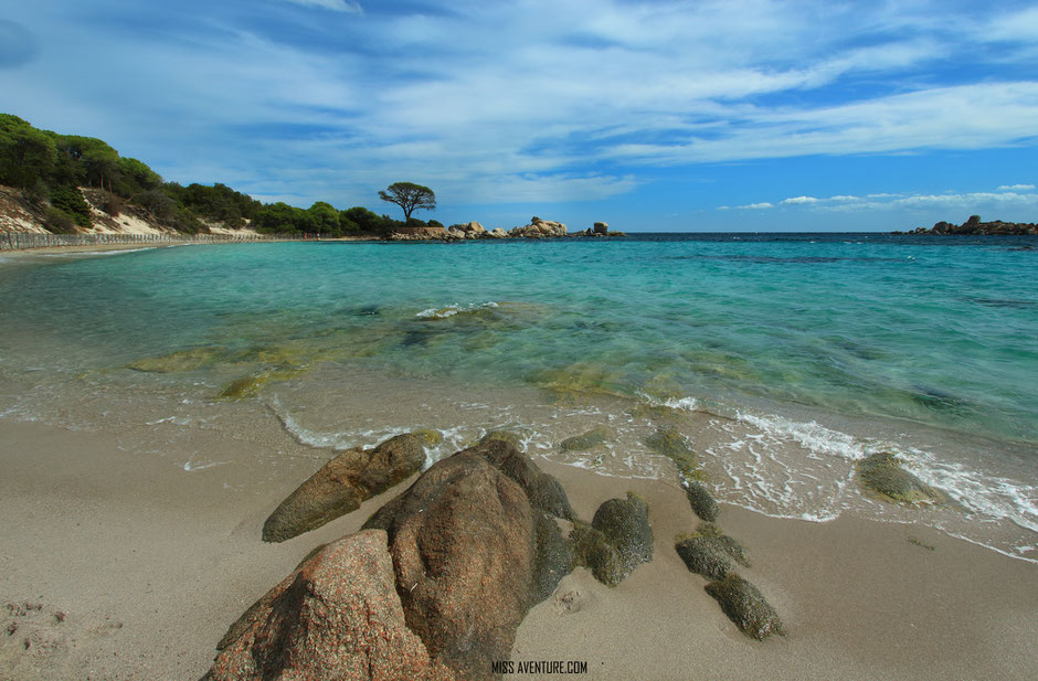 les plages du Sud, CORSE Palombaggia. www.missaventure.com blog voyage d'aventures nature et photos, Road Trip Corse du Nord au Sud.