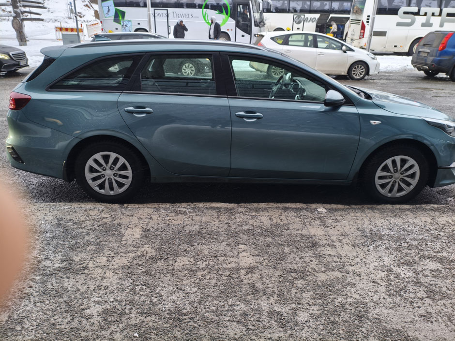 La voiture pour notre 2eme road trip.