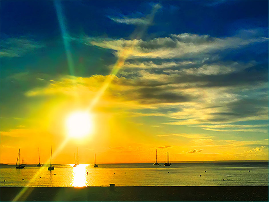 Bahia de Palma. Blick von El Arenal.