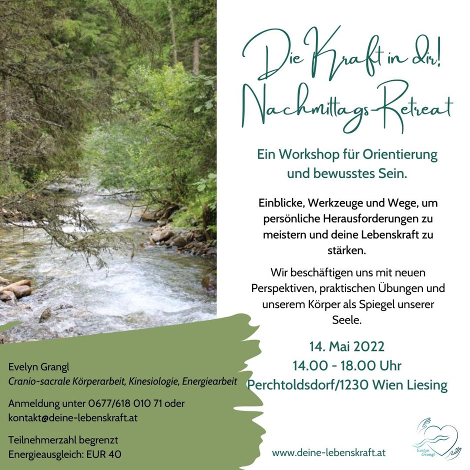 Nachmittags-Retreat | Die Kraft in dir! | Workshop | Orientierung