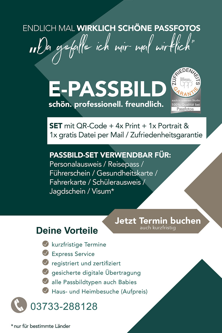 e-passbild, digitales passfoto, qr code