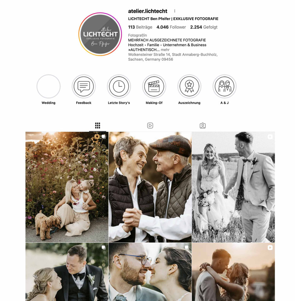 fotostudio lichtecht instagram