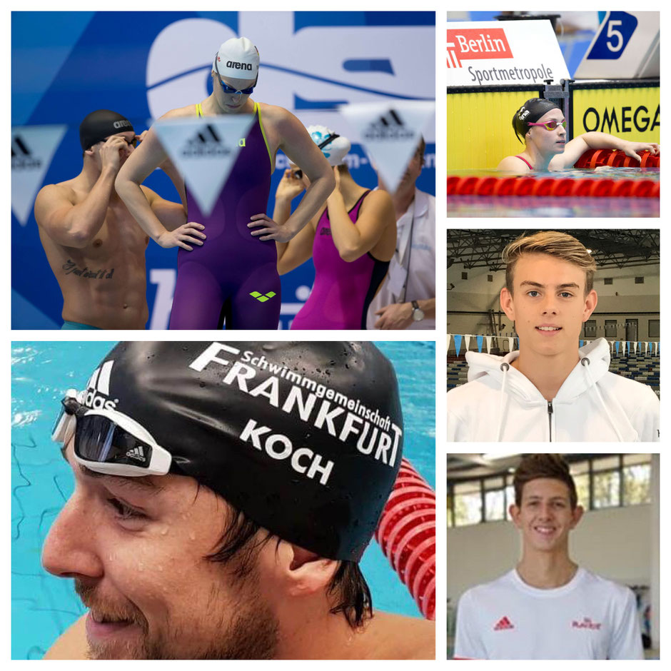 Jenny Mensing, Marco Koch, Reva Foos, Danny Schmidt und Lucas Matzerath / Bilder: M. Seifert / SG Frankfurt