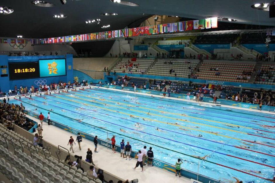 Olympiabecken in London / Foto: Uwe Hermann aus 2012