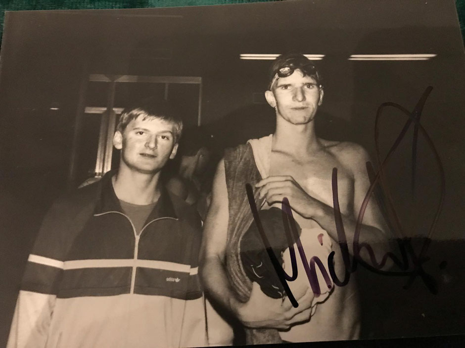1984 Hess. Staffelmeisterschaften Stadtallendorf Platz 3 Ralf Hermann / EOSC Platz 1 mit Michael Groß / Foto: Ralf Hermann