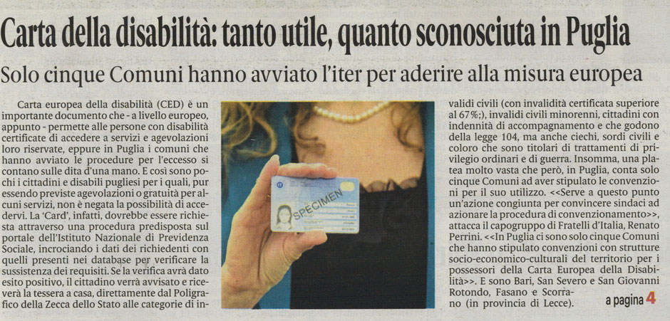 Quotidiano di Bari di giovedì 15 maggio 2025