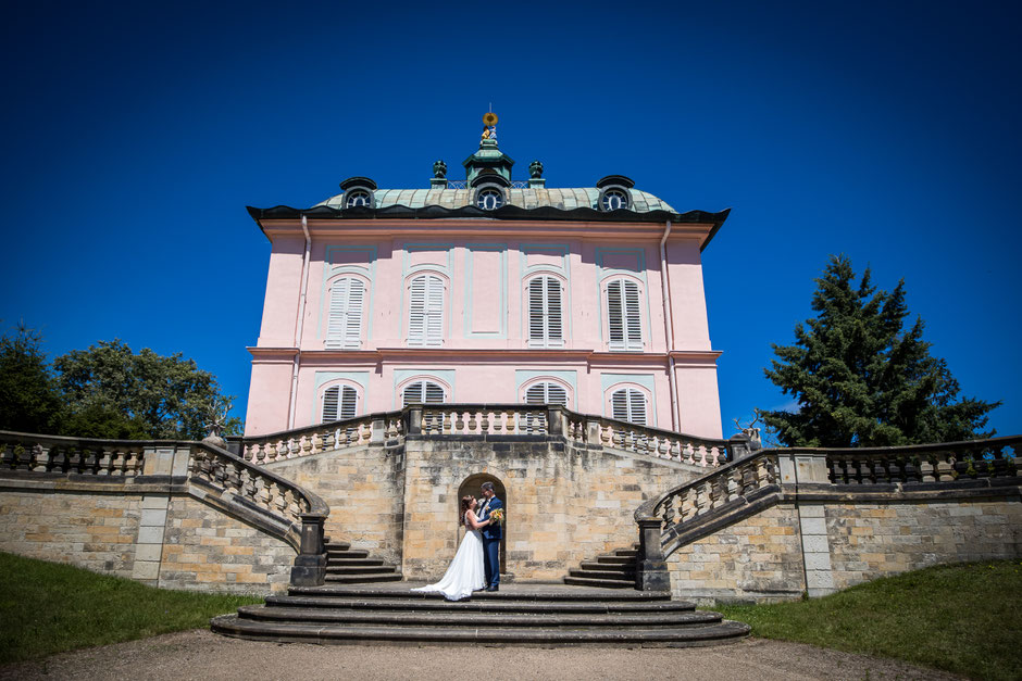 Hochzeitsfotos Moritzburg Schloss