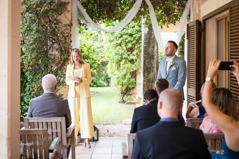 Freie Trauung Mallorca Hochzeitsfotograf Fincahochzeit