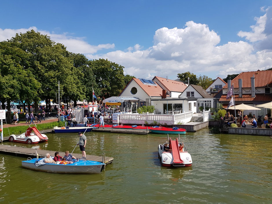Tretboot fahren auf dem Steinhuder Meer