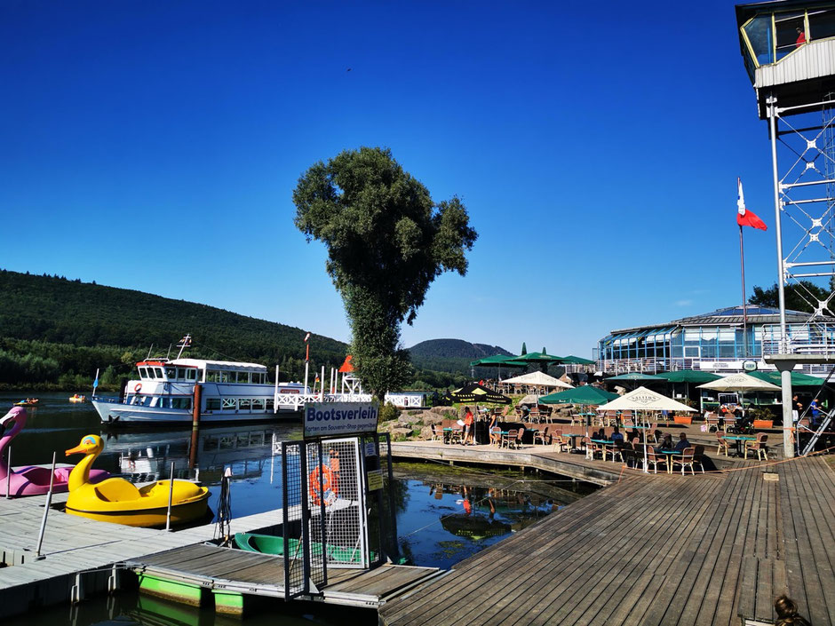 Tretboot fahren im Weserbergland