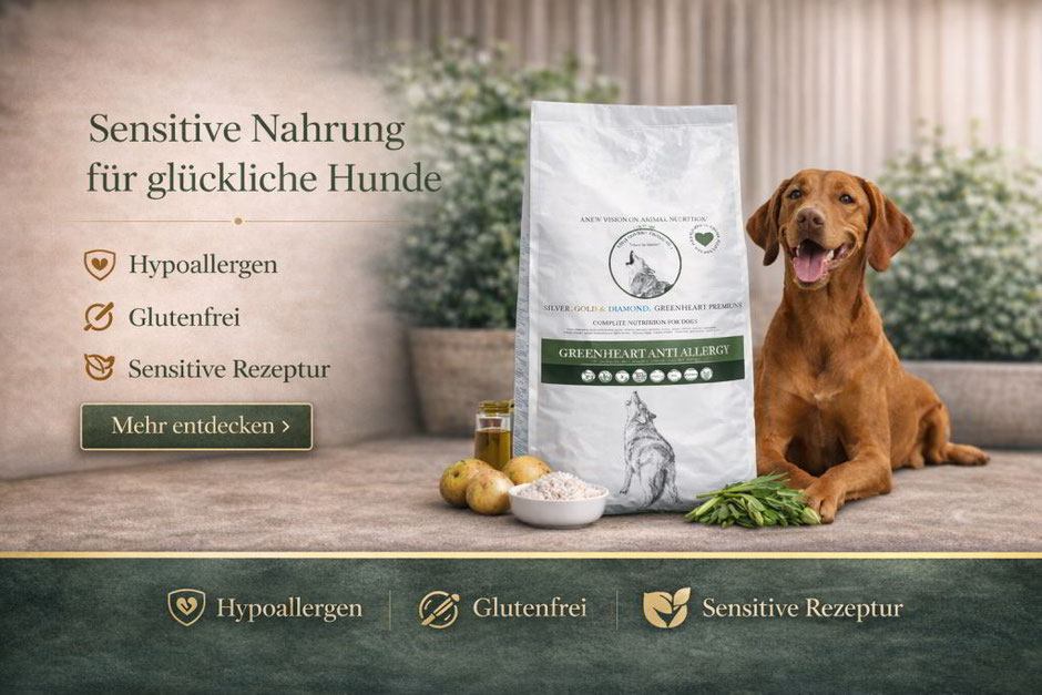 Greenheart Premiums Hundefutter Hypoallergen