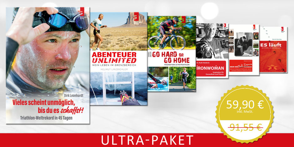 Ultra-Paket: Für alle Ultra-Läufer, Ultra-Triathleten & Ironman-Finisher